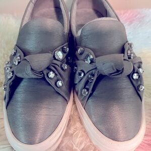 Grey Nine West Sneakers